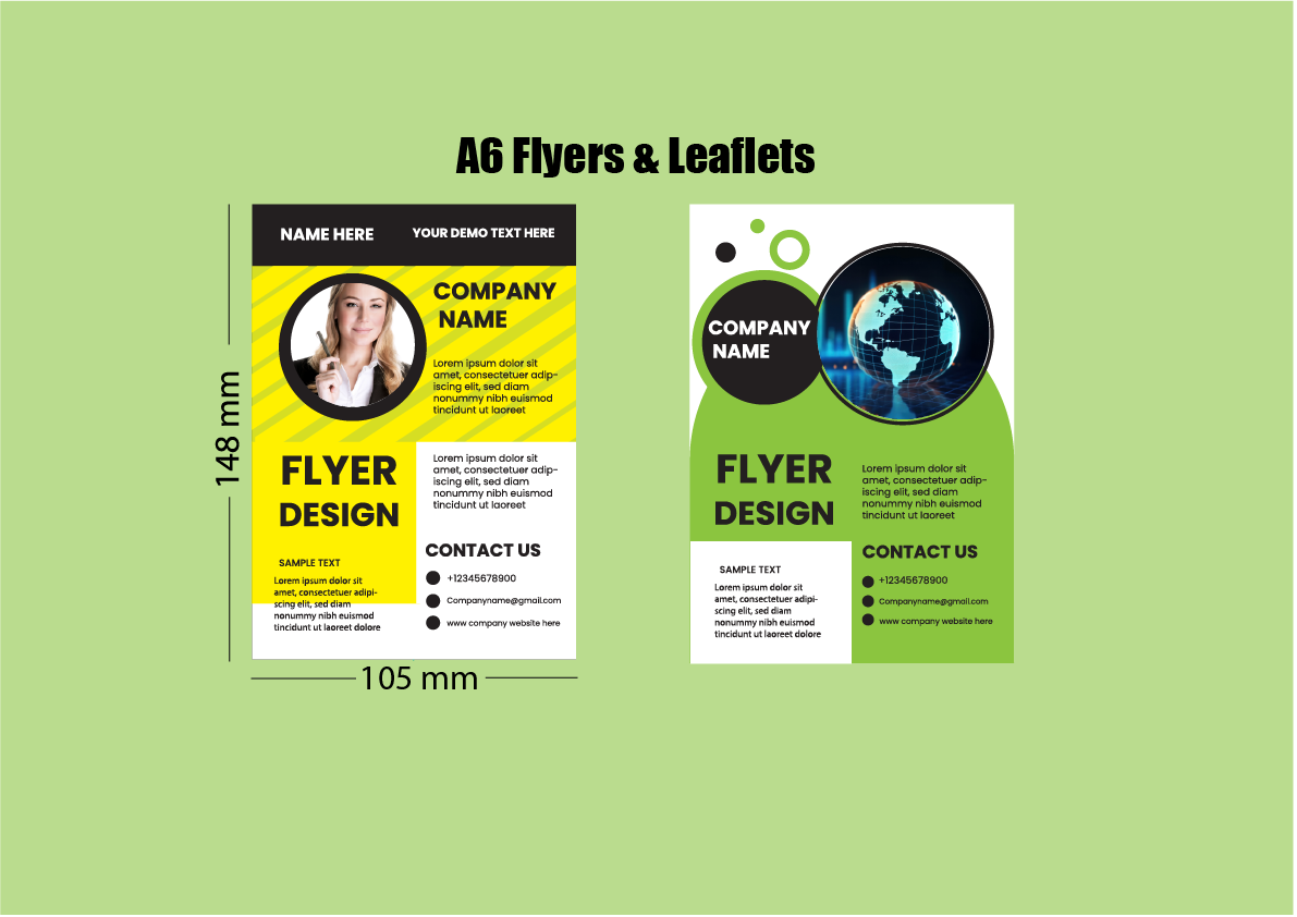 Custom flyer printing UAE - professional marketing materials Dubai