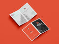 Bi-fold brochure printing Dubai - 2 fold leaflet printing UAE same day