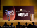 Event backdrop printing Dubai - step repeat banner stand 5x3 fabric