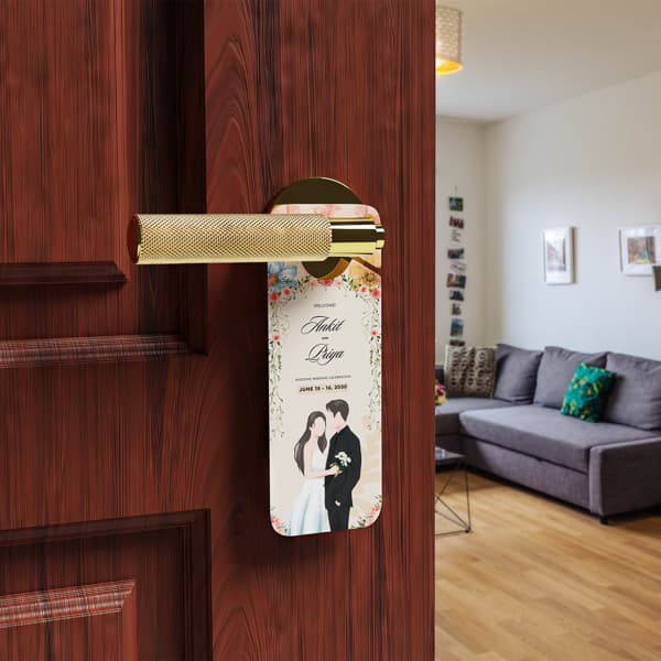Door hanger card printing Dubai UAE - promotional door hangers custom