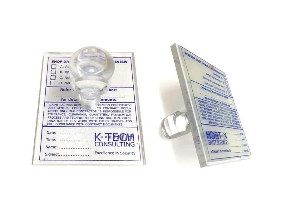 Acrylic Stamp Block — Custom Clear Stamp