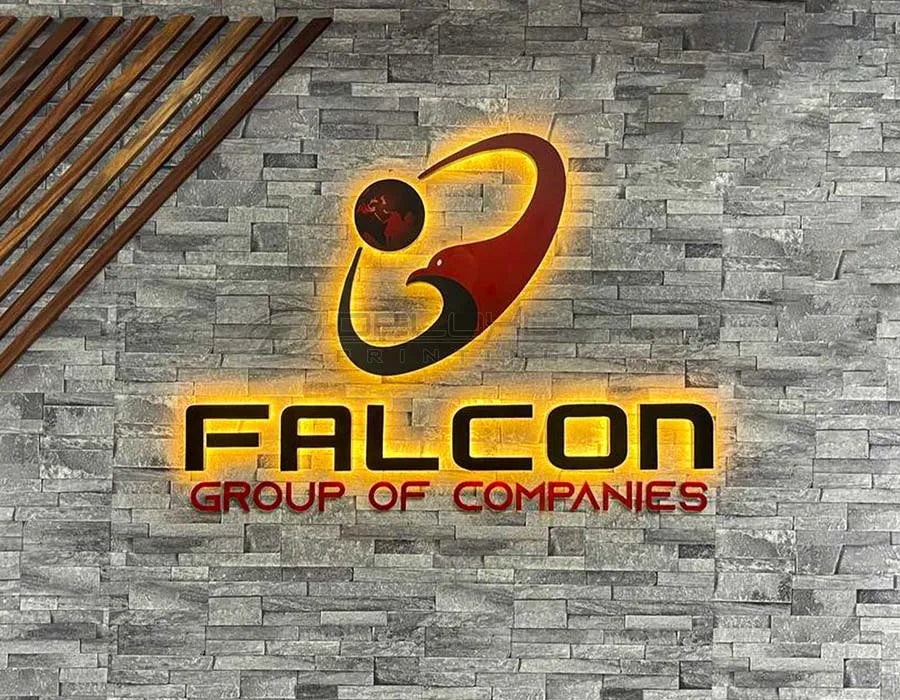 Name plate office signage Dubai - backlit 3D office signs UAE