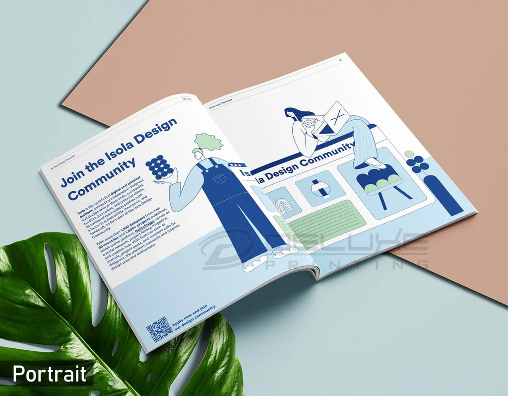 Booklet printing Dubai - saddle stitch catalogue printing UAE