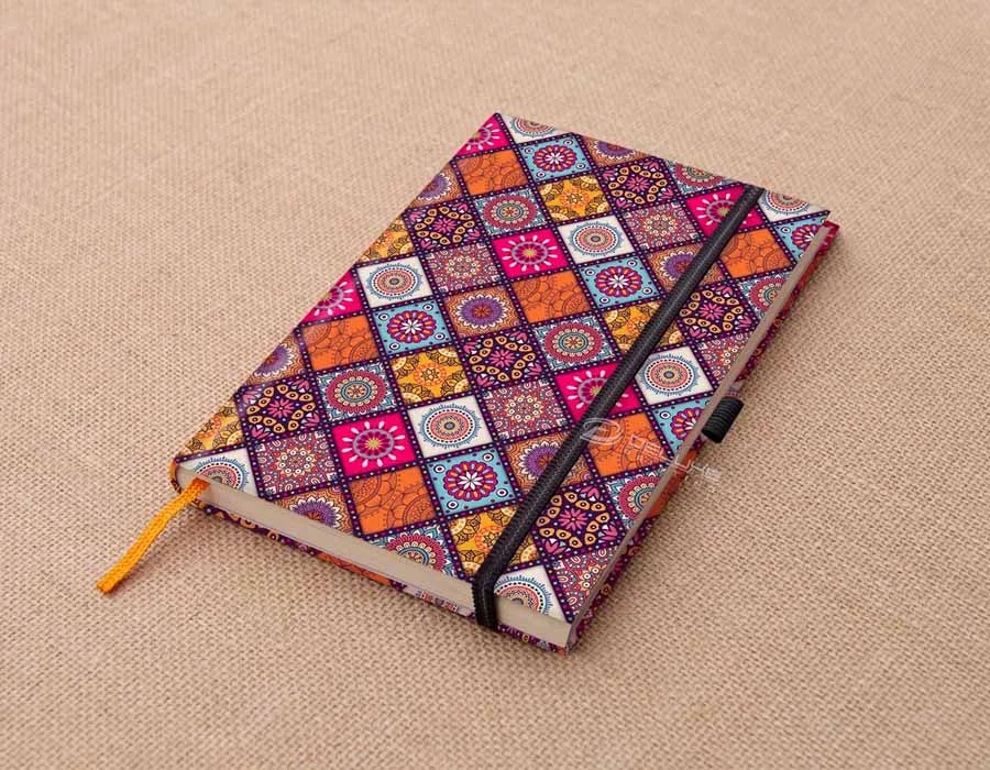 Custom PU notebook Dubai UAE - branded corporate notebooks leather