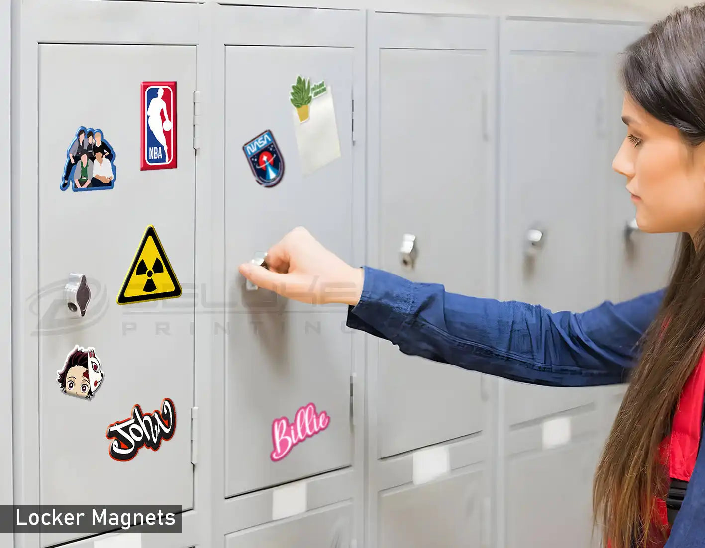 Custom dome magnet printing Dubai UAE - promotional branded magnets