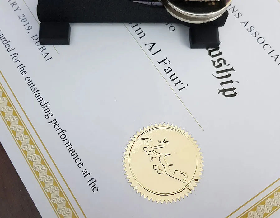 Embossing Seal — Custom Company & Certificate Seal