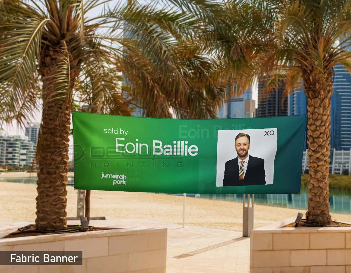 Custom fabric banner printing Dubai UAE - event advertising banners