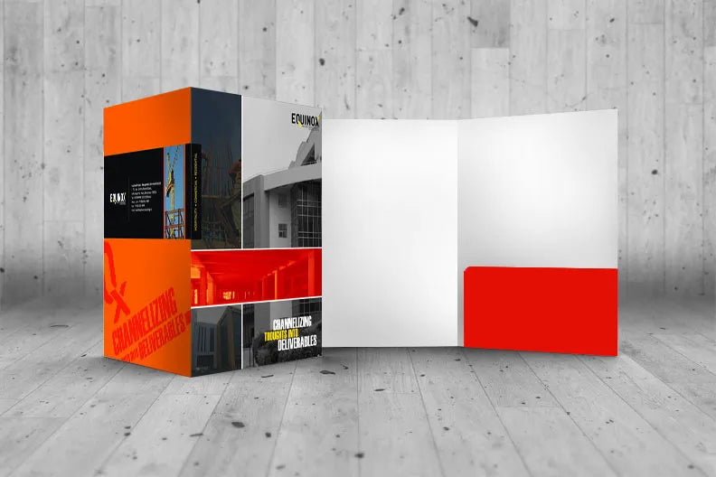 Business folder printing Dubai UAE - corporate presentation folders