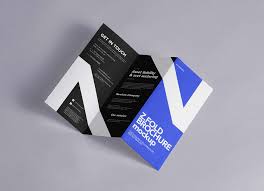 Z-fold leaflet printing Dubai - zigzag fold brochures UAE same day