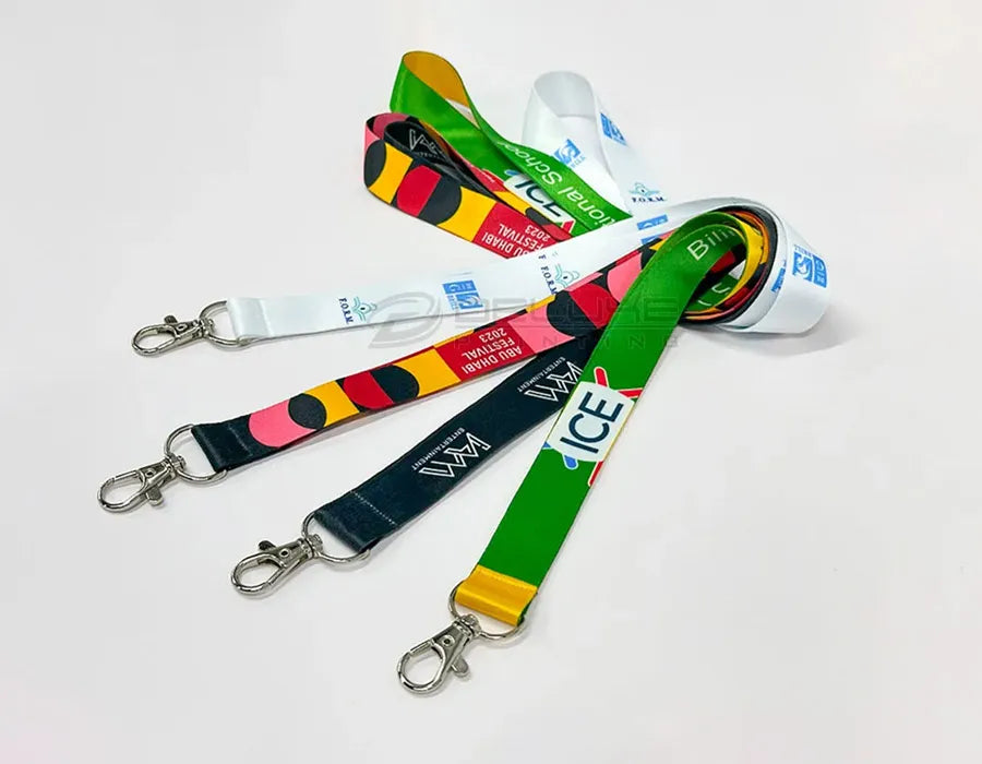 Lanyard printing Dubai UAE - personalised corporate lanyards bulk