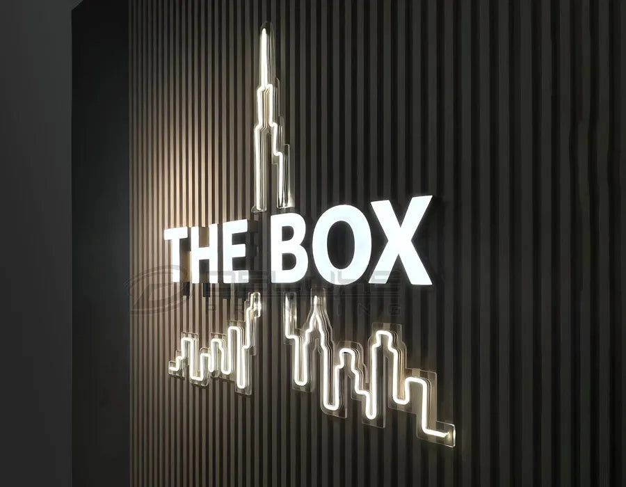 Custom LED neon sign Dubai - neon letter signs shop display UAE