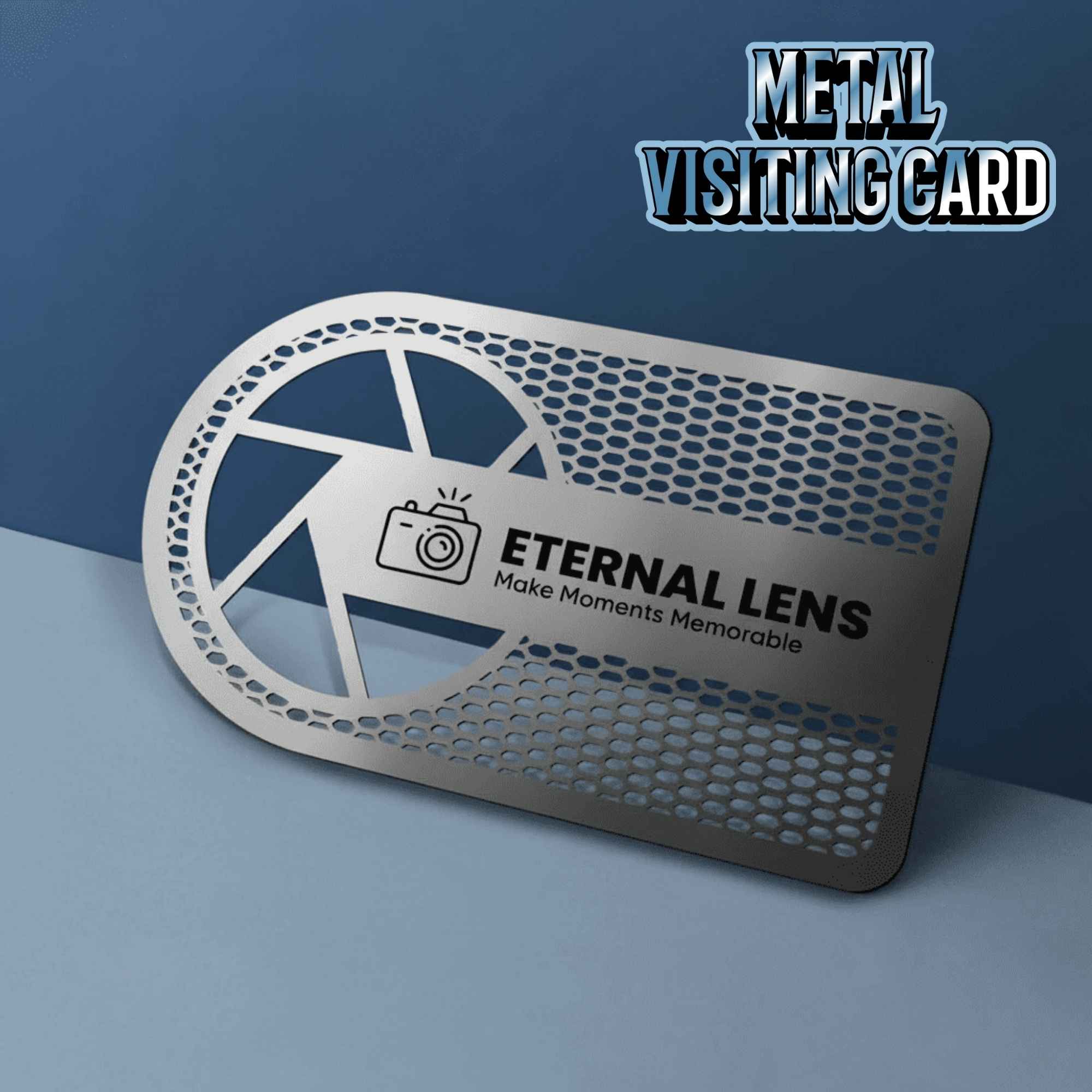 Metal business cards Dubai - stainless steel laser engraved cards UAE