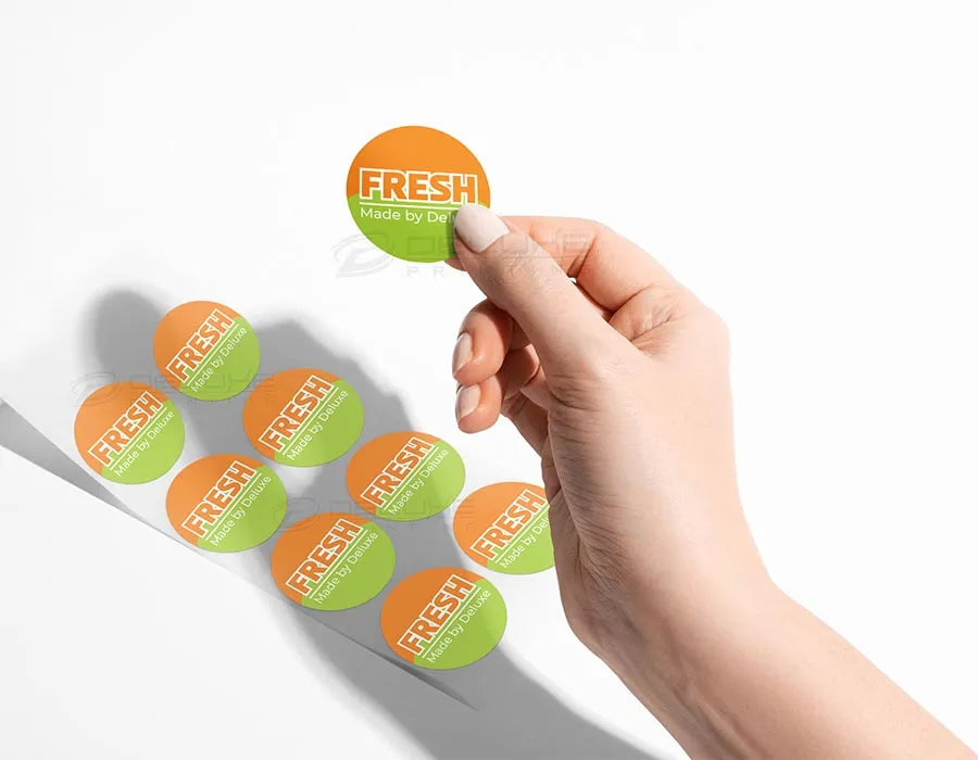 Round Circle Sticker Printing