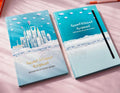 Branded notebook printing Dubai - raised foil 3D cover notebook UAE