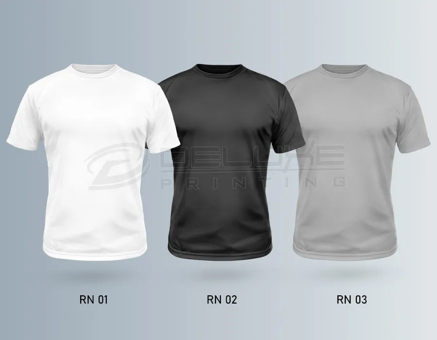 Round neck t-shirt printing Dubai UAE - branded corporate workwear