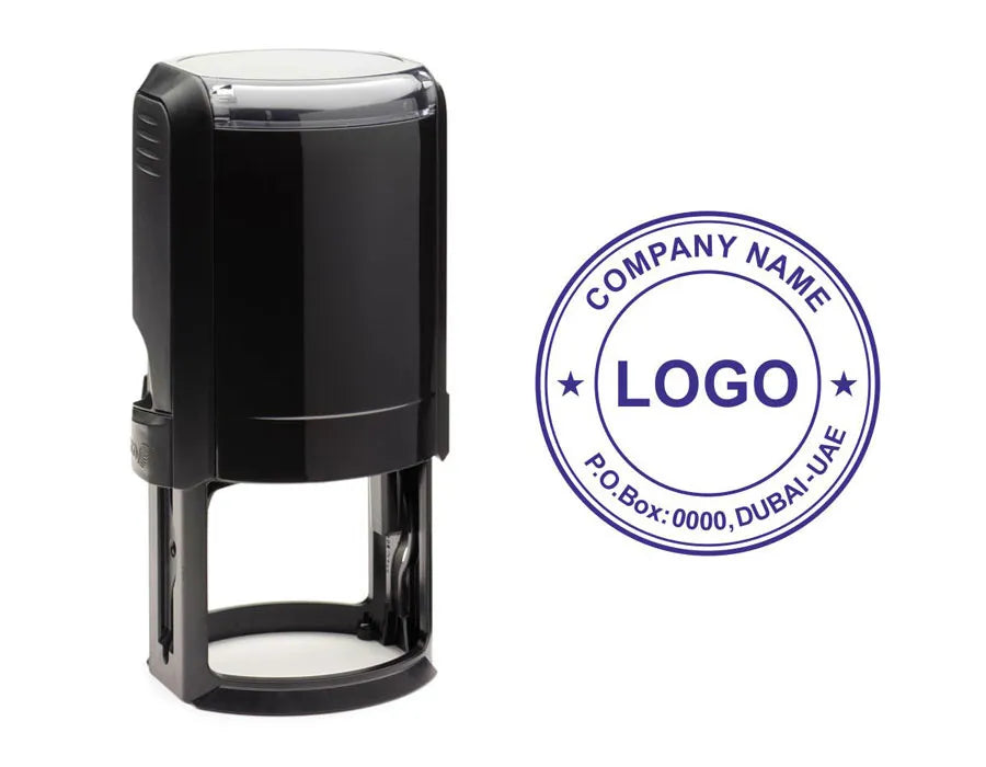Round Shape Stamp — Custom Self-Ink