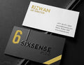 Spot UV business cards Dubai - premium glossy coating cards UAE