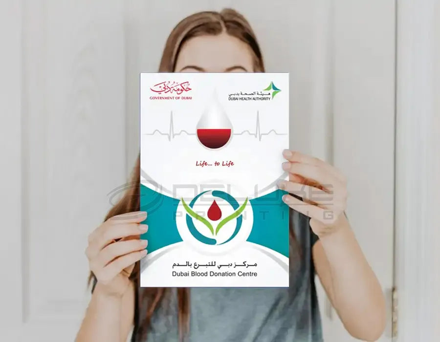 Poster printing Dubai - A1 A2 A3 full colour large format same day
