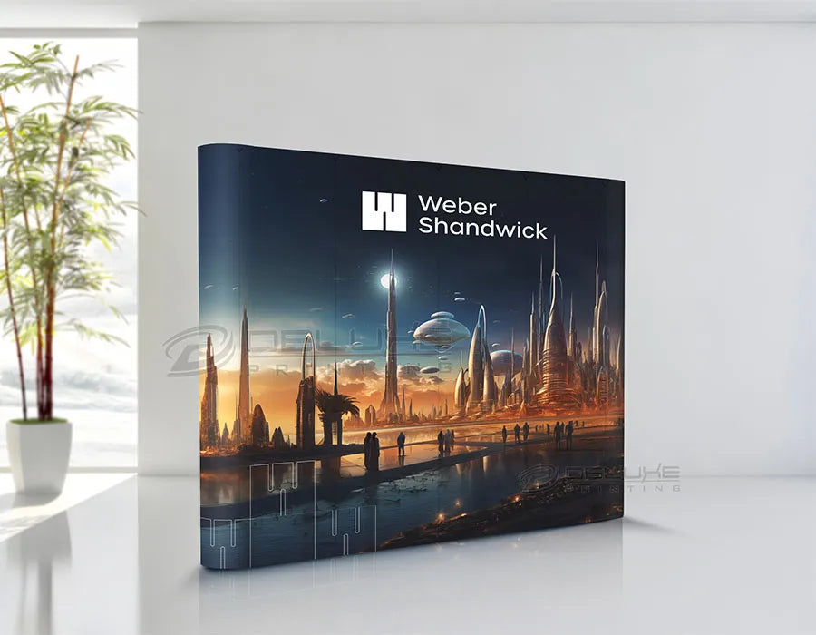 Pop-up banner printing Dubai - fabric backdrop display stand UAE