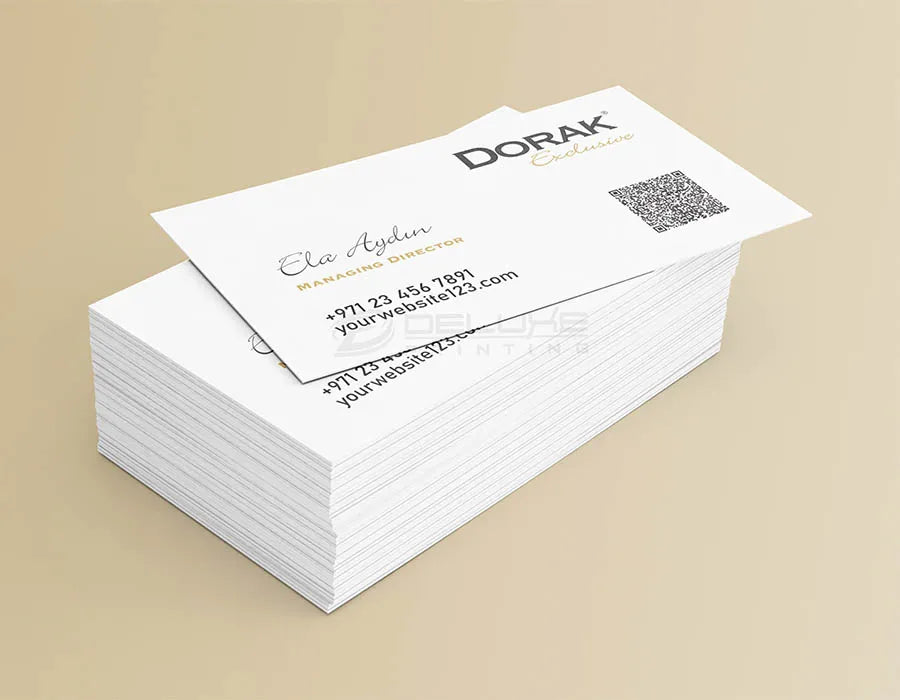 Business card printing Dubai UAE - affordable professional cards free delivery