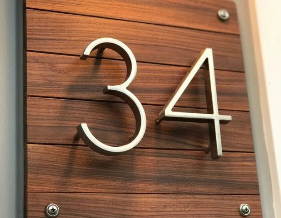 Wooden name plate Dubai - office signage door plates custom UAE